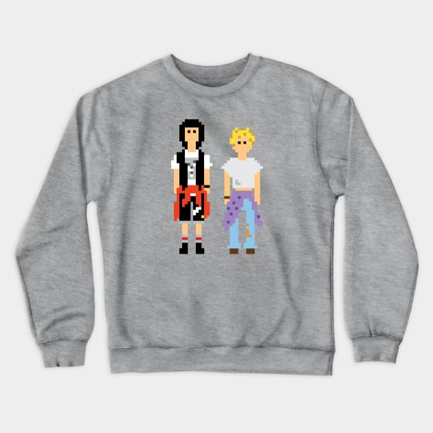 Excellent 1980 pixelated characters Crewneck Sweatshirt by monkeysoup